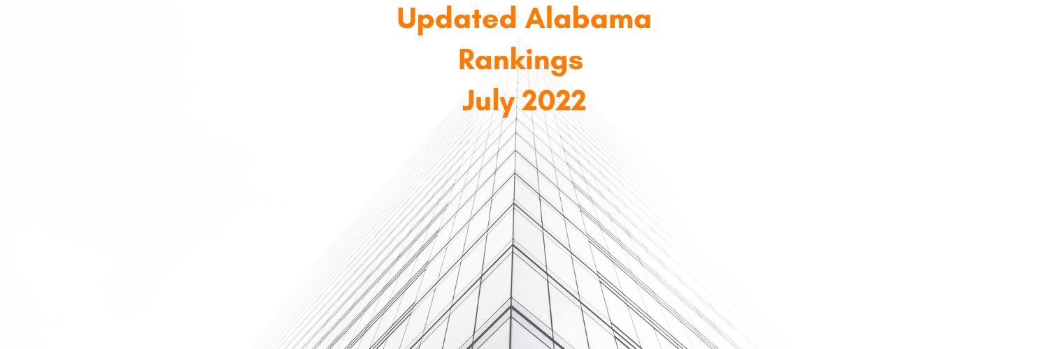 Alabama Rankings Update – July 2022