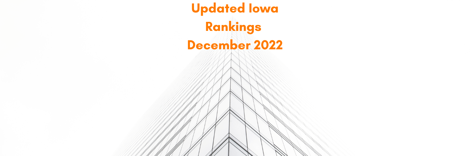Iowa Rankings Update – December 2022