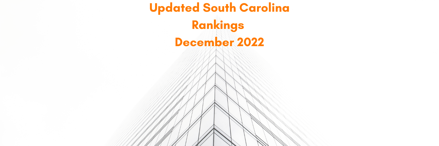 South Carolina Rankings Update – December 2022