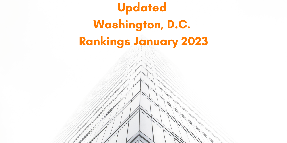 Washington, D.C. Rankings Update – January 2023