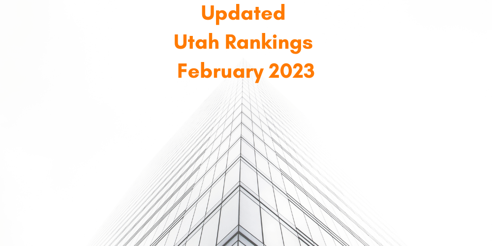 Utah Rankings Update – February 2023
